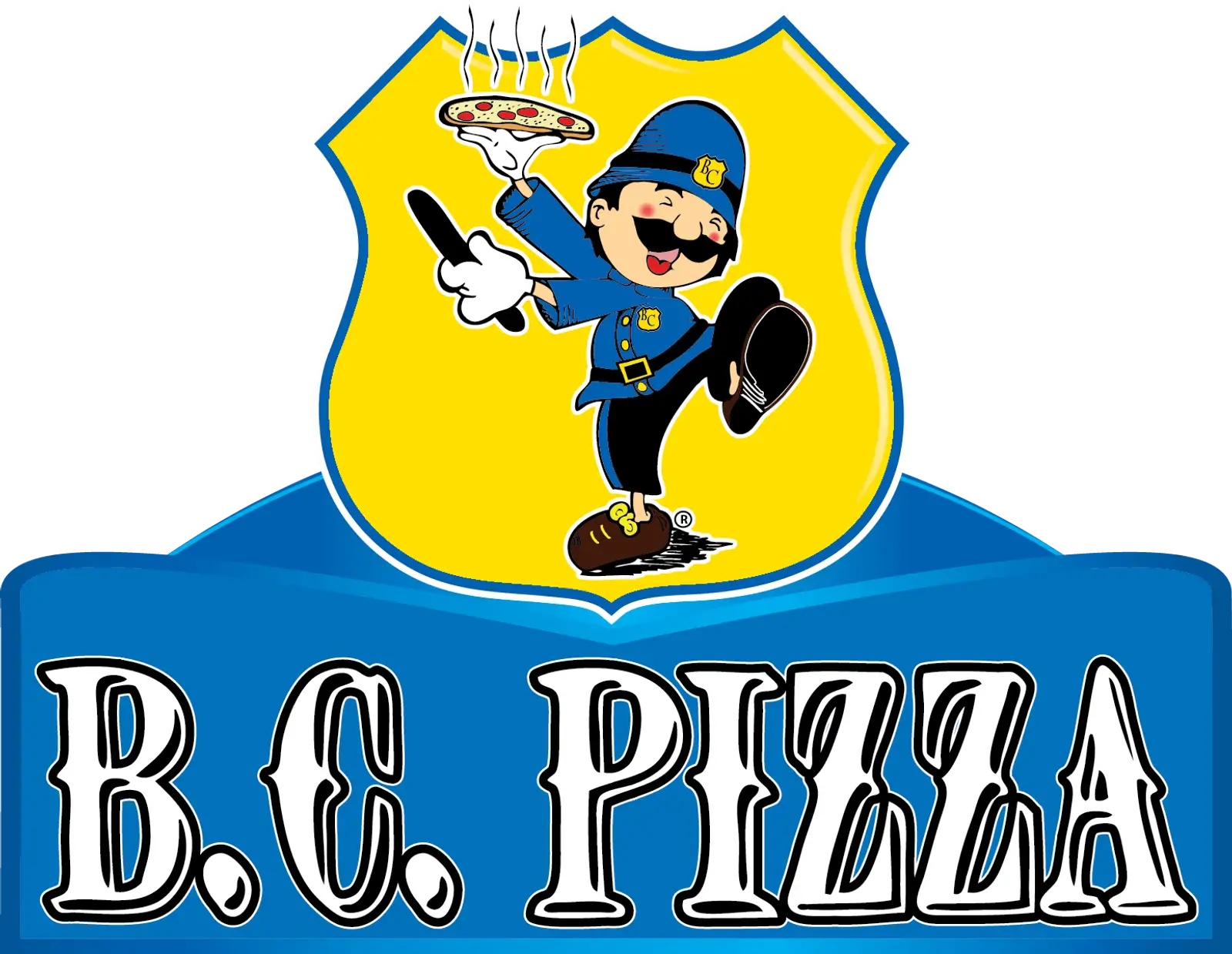 B.C. Pizza logo